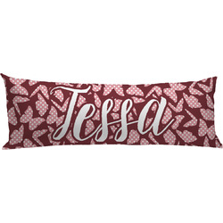 Polka Dot Butterfly Body Pillow Case (Personalized)