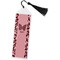 Polka Dot Butterfly Bookmark with tassel - Flat