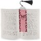 Polka Dot Butterfly Bookmark with tassel - In book