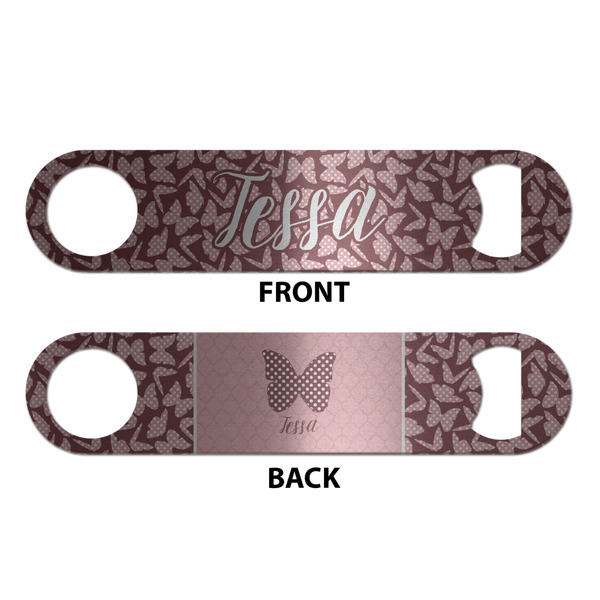 Polka Dot Butterfly Bottle Opener - Front & Back