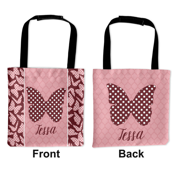 Polka Dot Butterfly Car Bag - Apvl