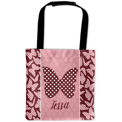 Polka Dot Butterfly Auto Back Seat Organizer Bag (Personalized)