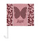 Polka Dot Butterfly Car Flag - Large - FRONT