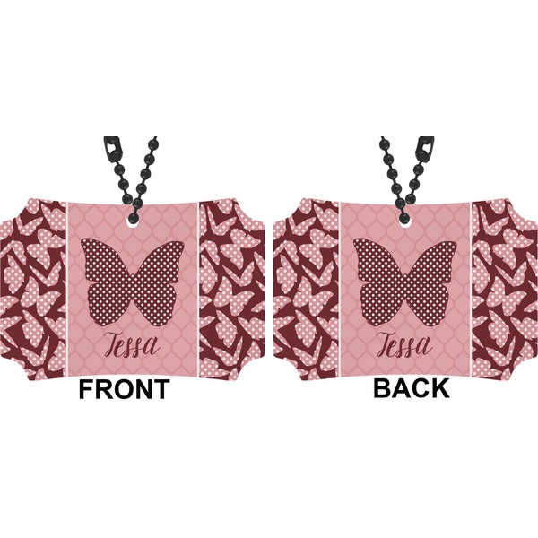 Polka Dot Butterfly Car Ornament - Berlin (Approval)