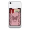 Polka Dot Butterfly Cell Phone Credit Card Holder w/ Phone