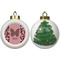 Polka Dot Butterfly Ceramic Christmas Ornament - X-Mas Tree (APPROVAL)