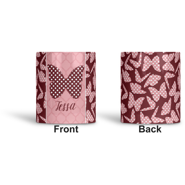 Polka Dot Butterfly Ceramic Pen Holder - Apvl