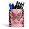 Polka Dot Butterfly Ceramic Pen Holder