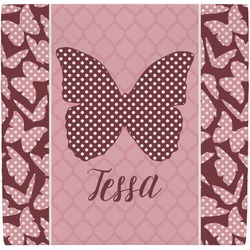 Polka Dot Butterfly Ceramic Tile Hot Pad (Personalized)