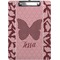 Polka Dot Butterfly Clipboard (Personalized)