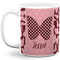 Polka Dot Butterfly Coffee Mug - 11 oz - Full- White