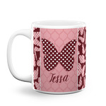 Polka Dot Butterfly Coffee Mug (Personalized)