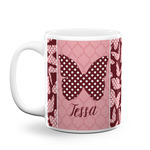 Polka Dot Butterfly Coffee Mug (Personalized)