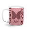 Polka Dot Butterfly Coffee Mug - 11 oz - White