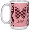 Polka Dot Butterfly Coffee Mug - 15 oz - White Full