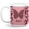 Polka Dot Butterfly 20 Oz Coffee Mug - White (Personalized)