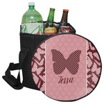 Polka Dot Butterfly Collapsible Cooler & Seat (Personalized)