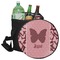 Polka Dot Butterfly Collapsible Personalized Cooler & Seat