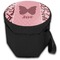 Polka Dot Butterfly Collapsible Personalized Cooler & Seat (Closed)
