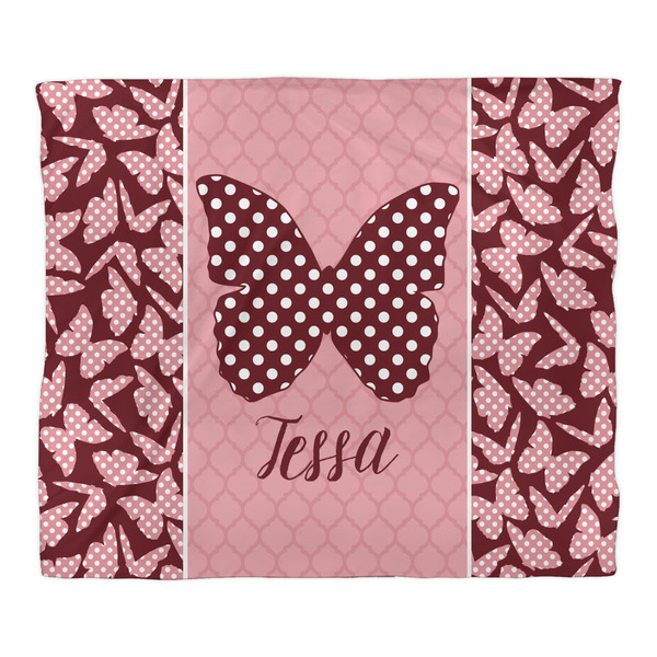 Polka Dot Butterfly Comforter - King - Front