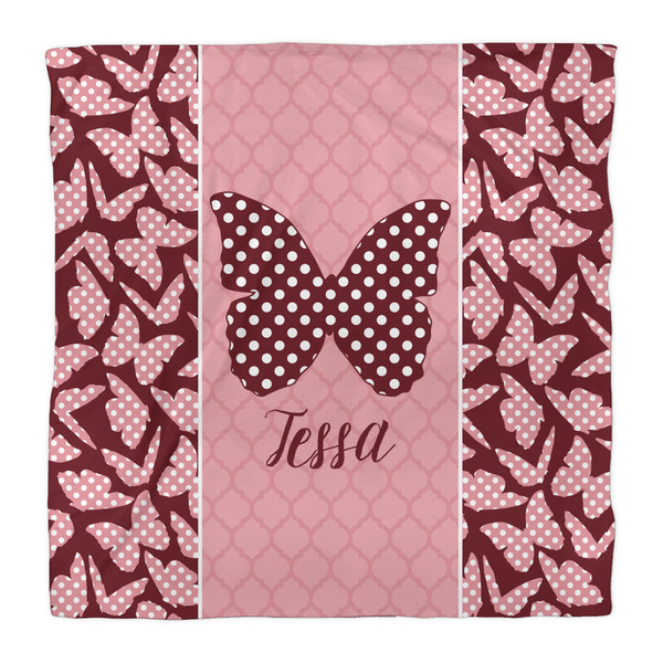 Polka Dot Butterfly Comforter - Queen - Front