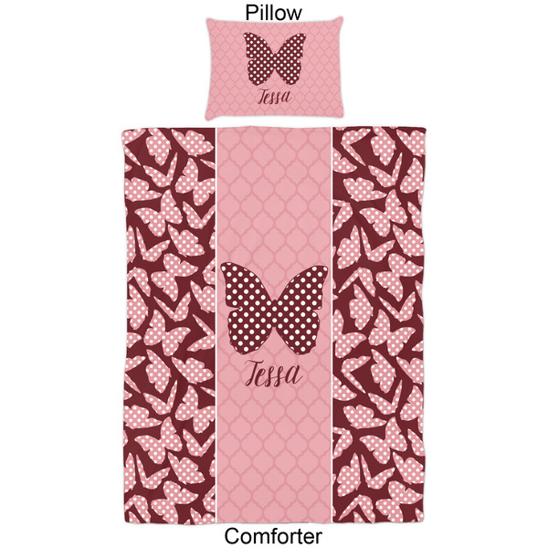 Polka Dot Butterfly Comforter Set - Twin - Approval