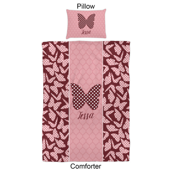 Polka Dot Butterfly Comforter Set - Twin XL - Approval