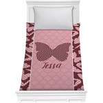 Polka Dot Butterfly Comforter - Twin (Personalized)