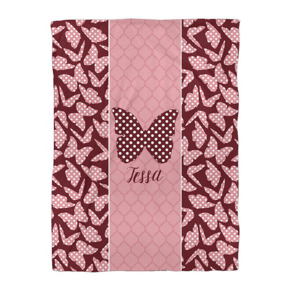 Polka Dot Butterfly Comforter - Twin XL - Front