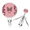 Polka Dot Butterfly Corkscrew (Personalized)