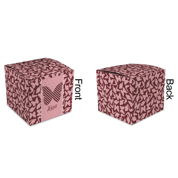 Polka Dot Butterfly Cubic Gift Box - Approval