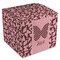 Polka Dot Butterfly Cube Favor Gift Box - Front/Main