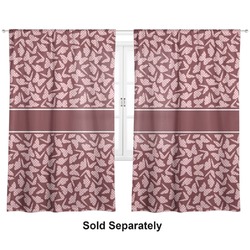 Polka Dot Butterfly Curtain Panel - Custom Size