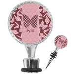 Polka Dot Butterfly Wine Bottle Stopper (Personalized)
