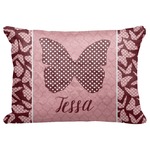 Polka Dot Butterfly Decorative Baby Pillowcase - 16"x12" (Personalized)