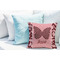 Polka Dot Butterfly Decorative Pillow Case - LIFESTYLE 2