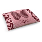 Polka Dot Butterfly Dog Bed - Medium w/ Name or Text