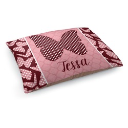 Polka Dot Butterfly Dog Bed - Medium w/ Name or Text