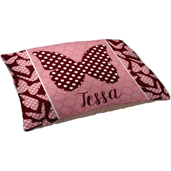 Polka Dot Butterfly Dog Bed - Large