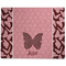 Polka Dot Butterfly Dog Food Mat - Large without Bowls