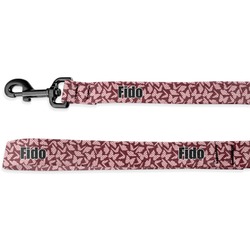 Polka Dot Butterfly Deluxe Dog Leash (Personalized)