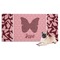 Polka Dot Butterfly Dog Towel