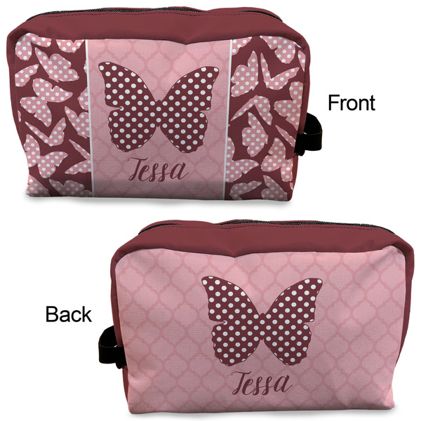 Polka Dot Butterfly Dopp Kit - Approval
