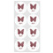 Polka Dot Butterfly Drink Topper - Medium - Set of 12