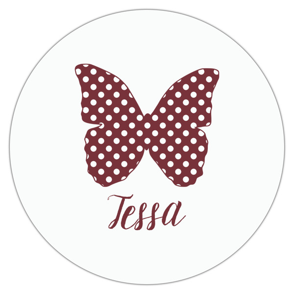 Polka Dot Butterfly Drink Topper - XSmall - Single