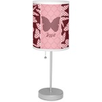 Polka Dot Butterfly Lamp with Drum Shade (Personalized)