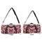 Polka Dot Butterfly Duffle Bag Small and Large
