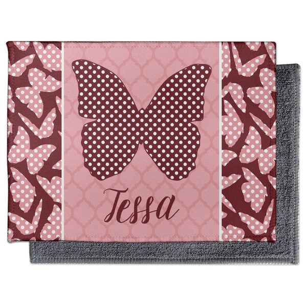 Polka Dot Butterfly Electronic Screen Wipe - Flat