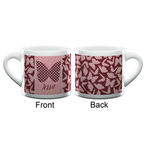 Polka Dot Butterfly Espresso Cup - 6oz (Double Shot) (APPROVAL)