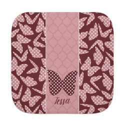 Polka Dot Butterfly Face Towel (Personalized)